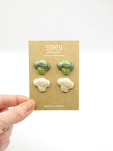 Load image into Gallery viewer, Broccoli/Cauliflower Studs - Pack of 2
