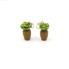 Load image into Gallery viewer, Succulent Pots (green/caramel)
