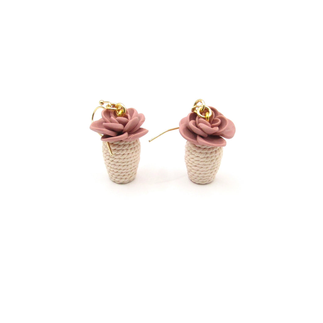 Succulent Pots (blush/ballet pink)